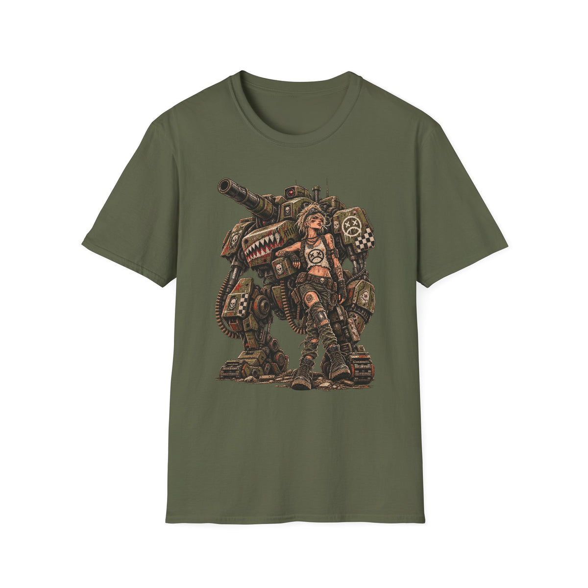 Unisex Mech Girl Graphic T-Shirt