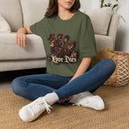 Love Dies Gothic Rose Graphic T-Shirt