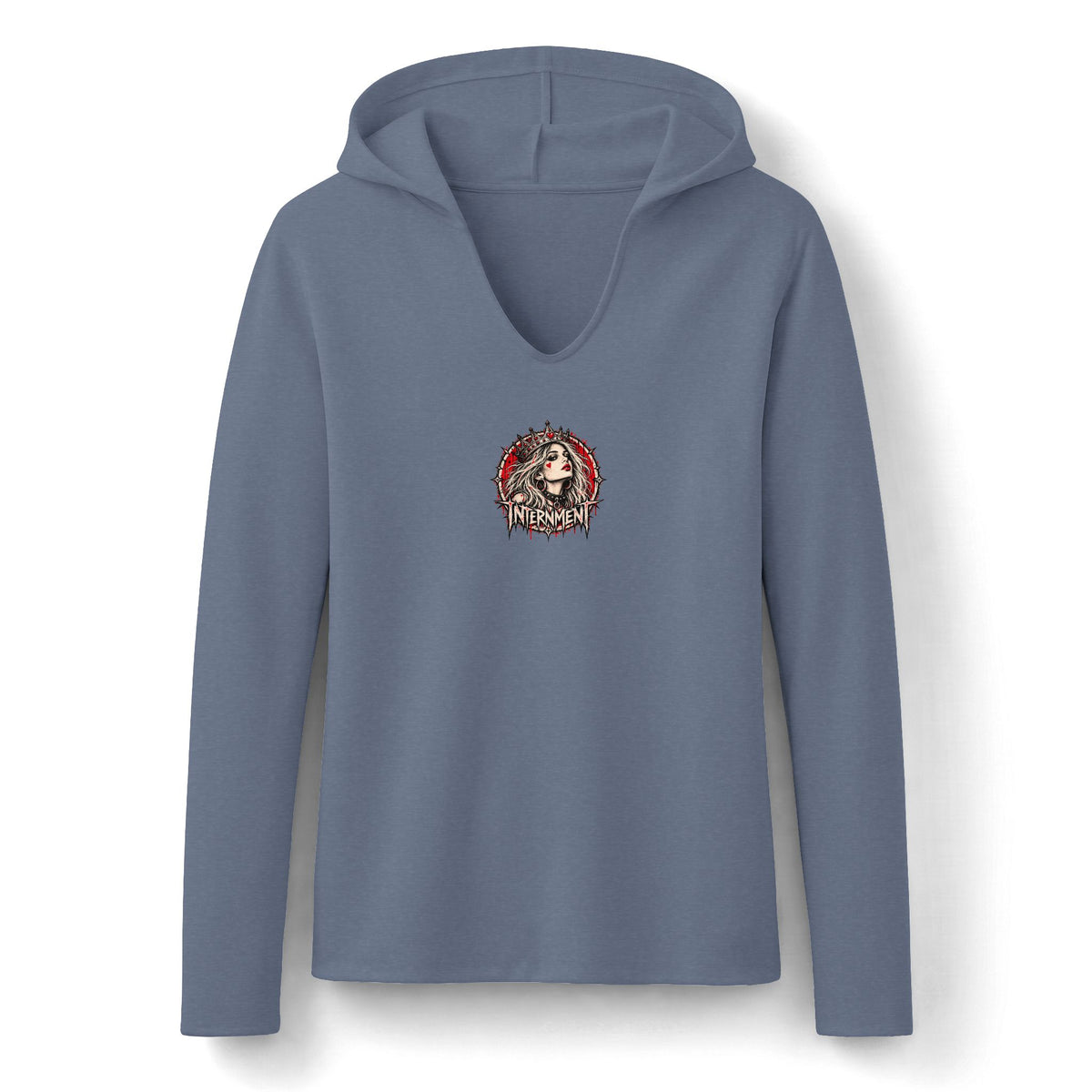 Queen of Hearts “Inferno” Women’s Long Sleeve Hoodie