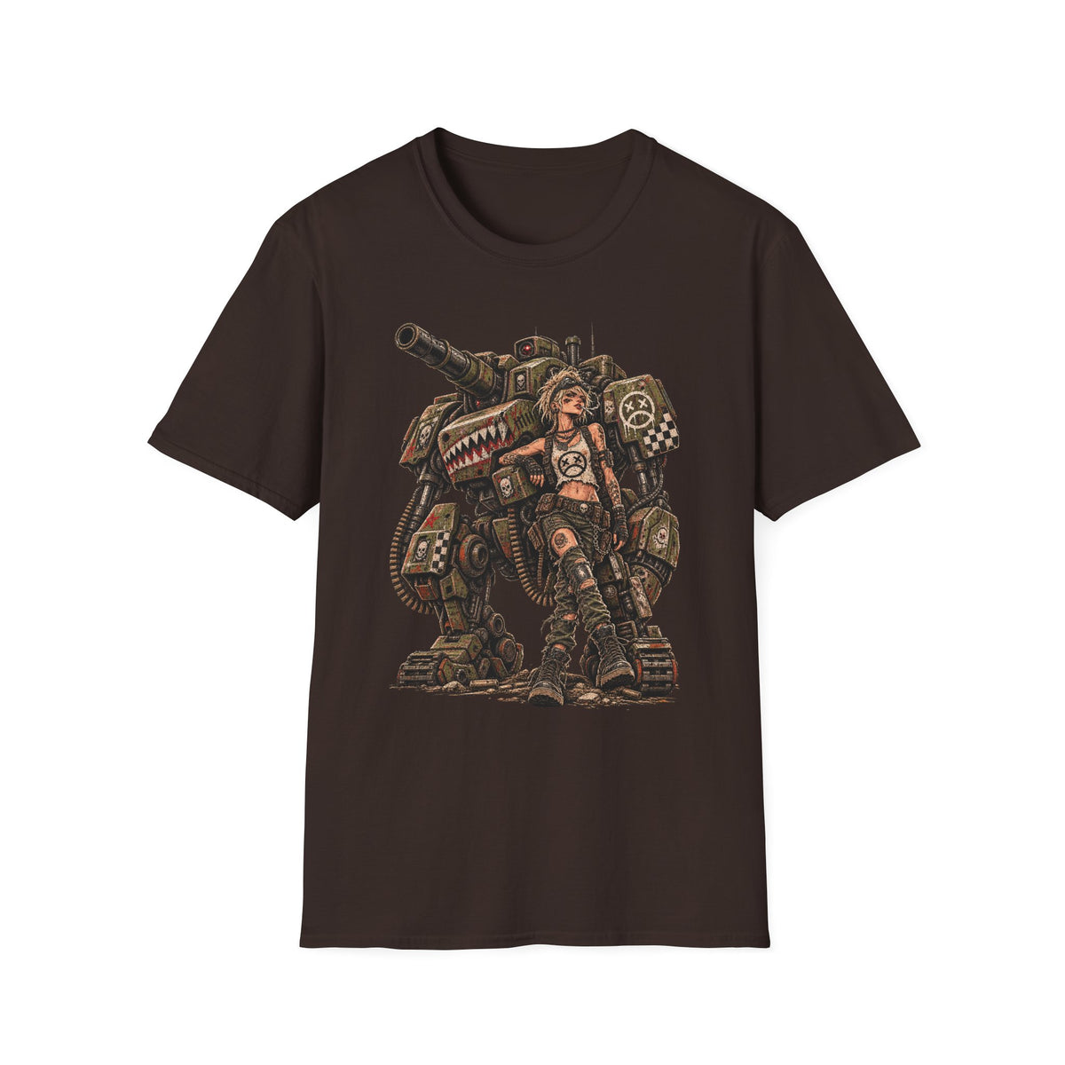 Unisex Mech Girl Graphic T-Shirt