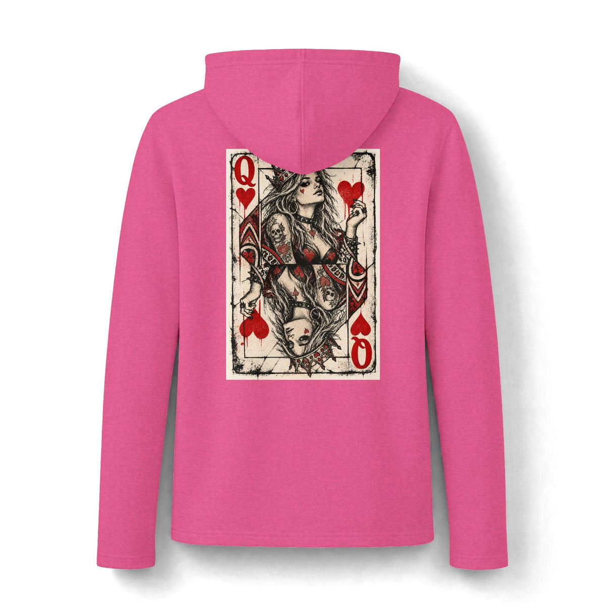 Queen of Hearts “Inferno” Women’s Long Sleeve Hoodie