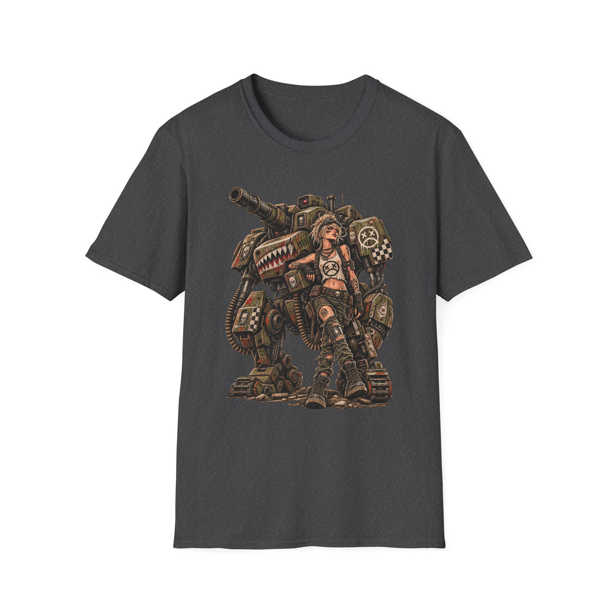 Unisex Mech Girl Graphic T-Shirt
