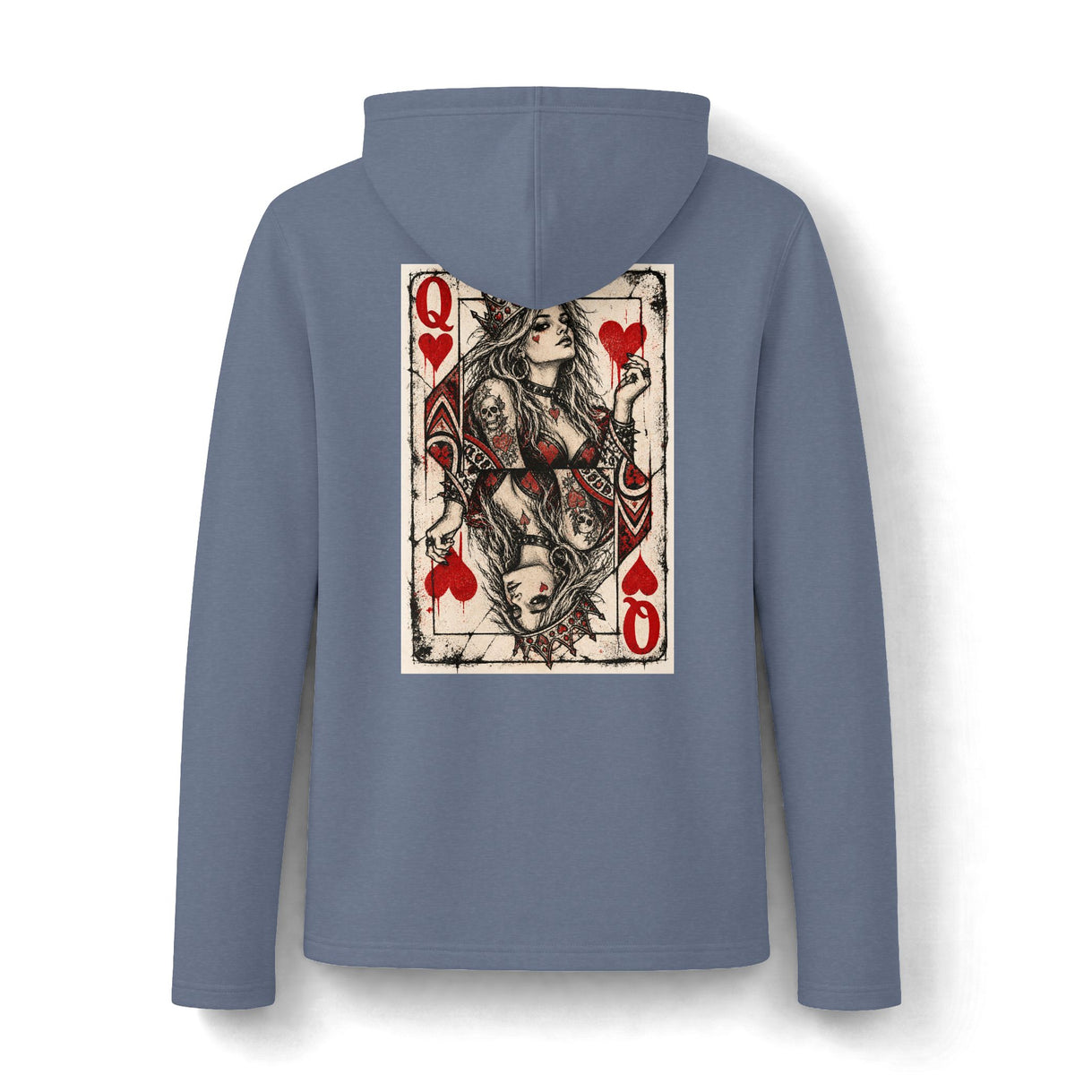 Queen of Hearts “Inferno” Women’s Long Sleeve Hoodie
