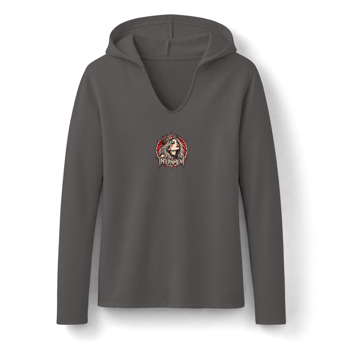 Queen of Hearts “Inferno” Women’s Long Sleeve Hoodie
