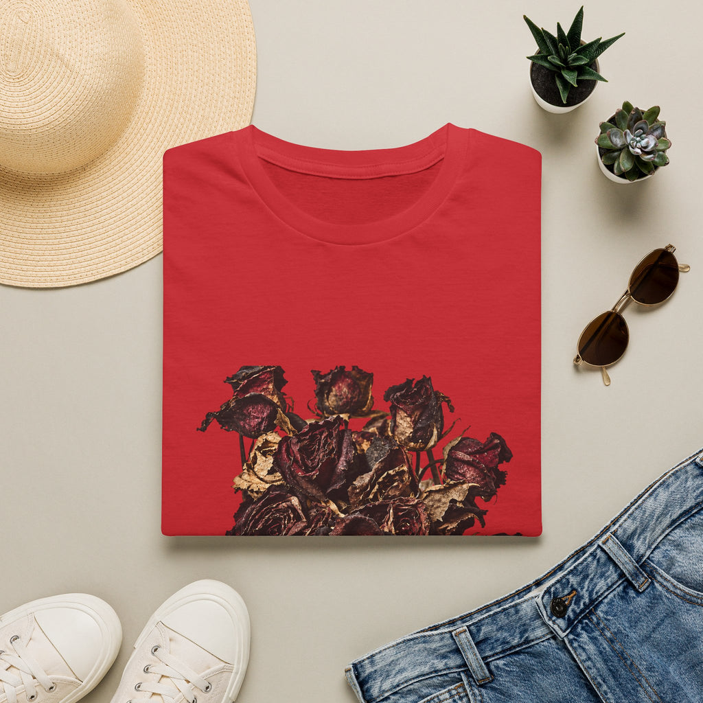 Love Dies Gothic Rose Graphic T-Shirt