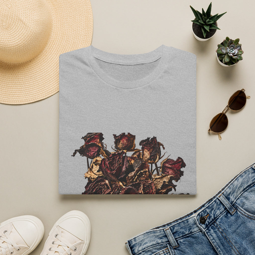 Love Dies Gothic Rose Graphic T-Shirt