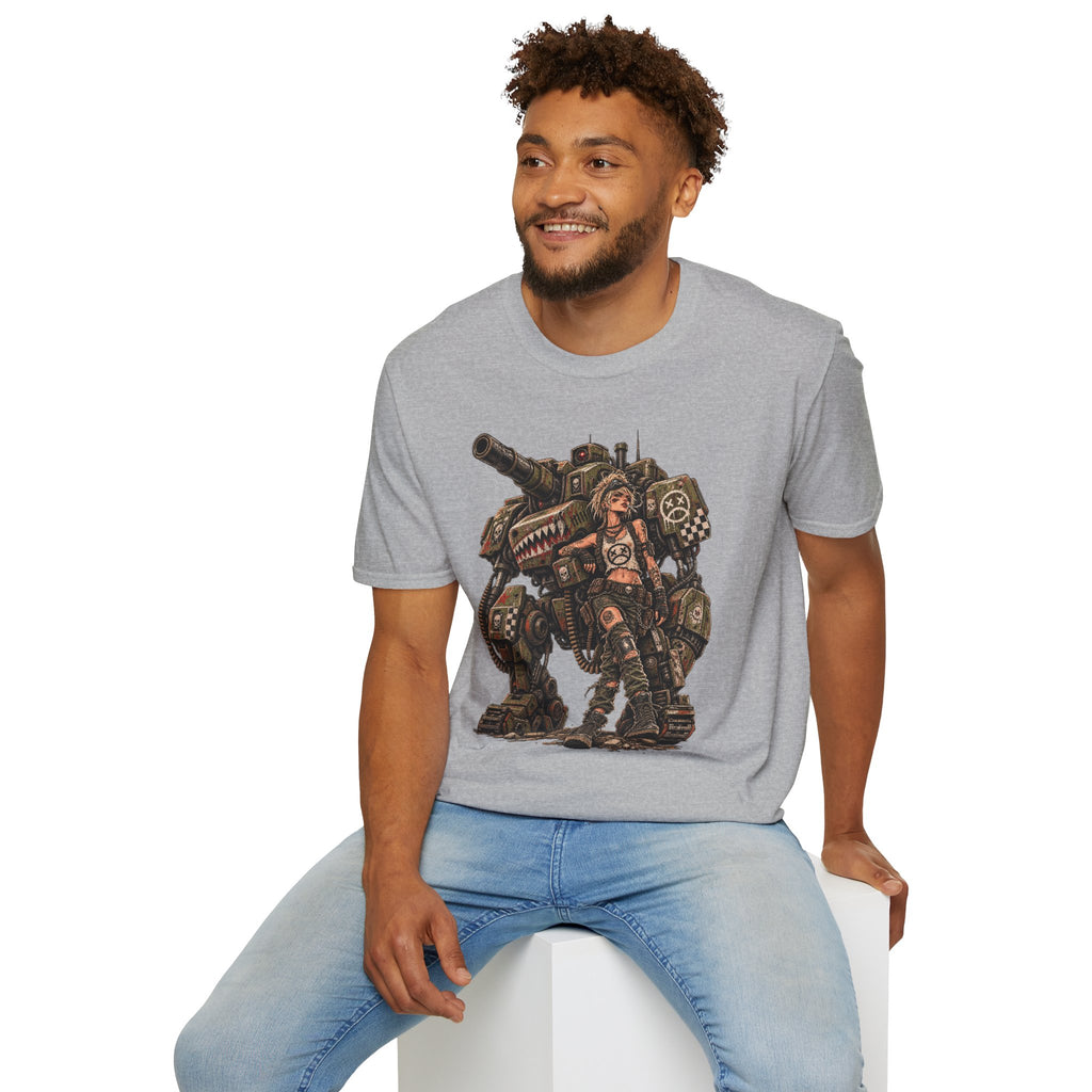Unisex Mech Girl Graphic T-Shirt
