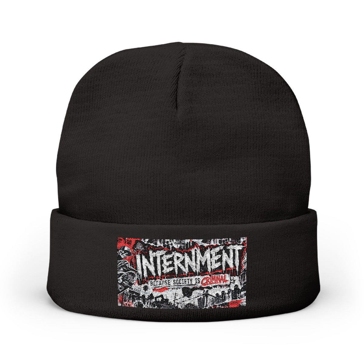 Knit Beanie (Embroidery)