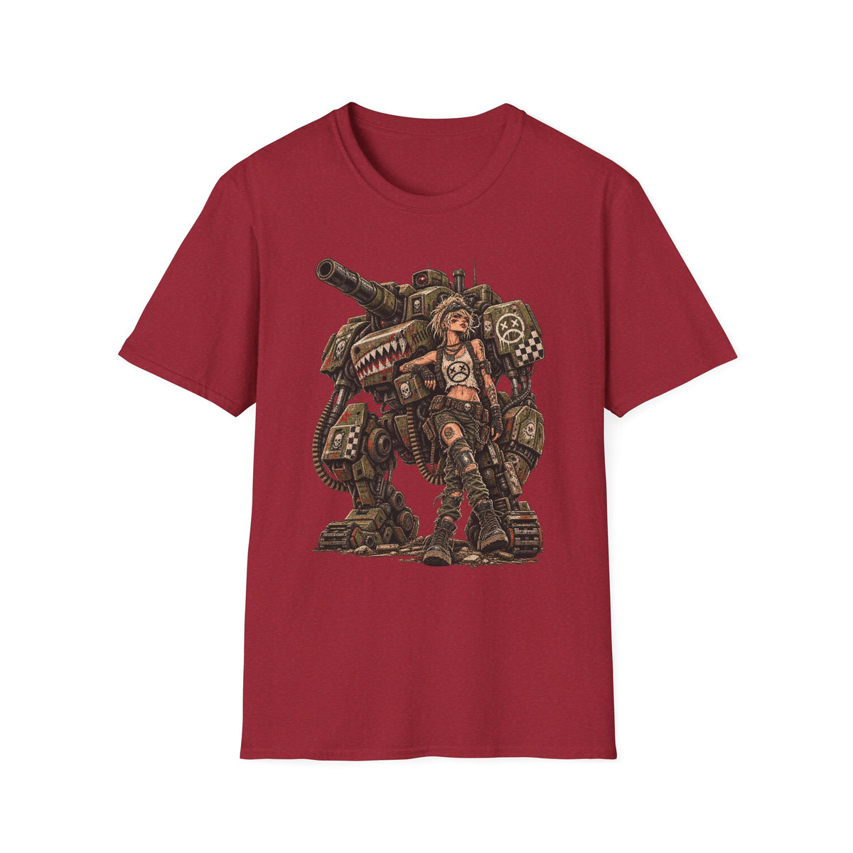 Unisex Mech Girl Graphic T-Shirt