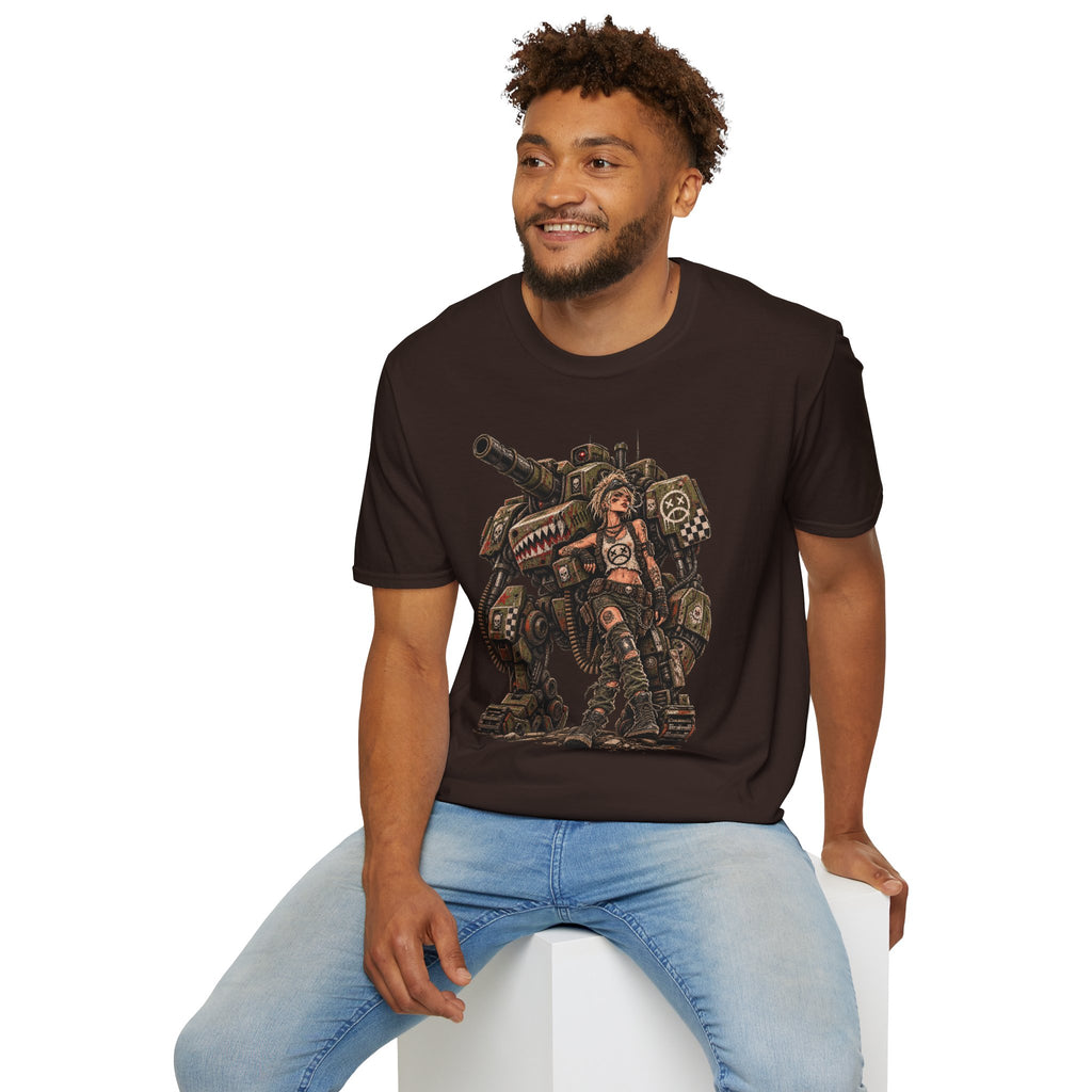 Unisex Mech Girl Graphic T-Shirt