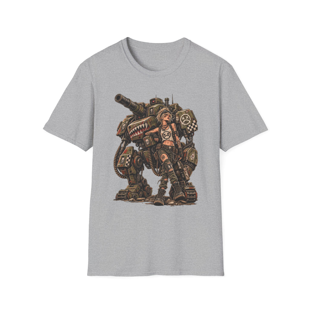 Unisex Mech Girl Graphic T-Shirt