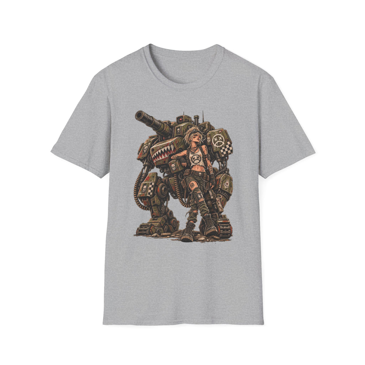 Unisex Mech Girl Graphic T-Shirt