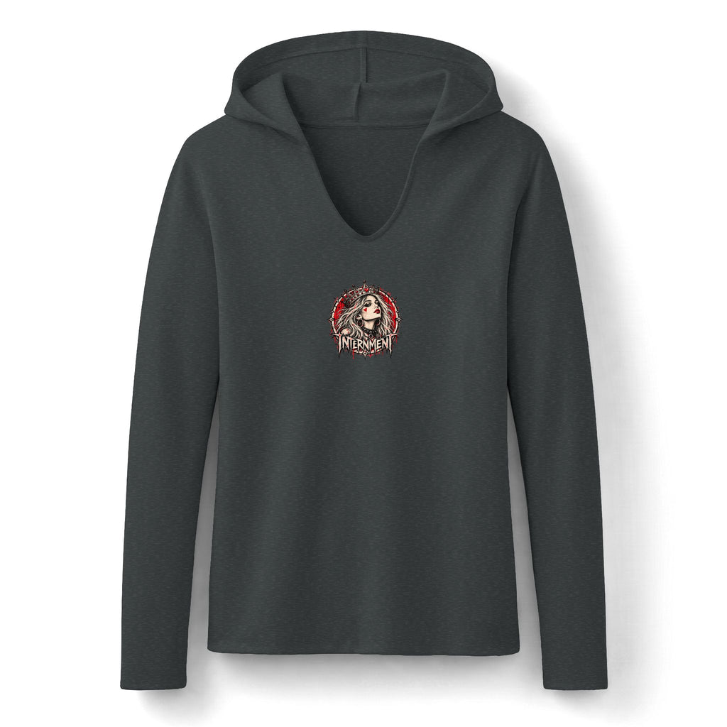 Queen of Hearts “Inferno” Women’s Long Sleeve Hoodie
