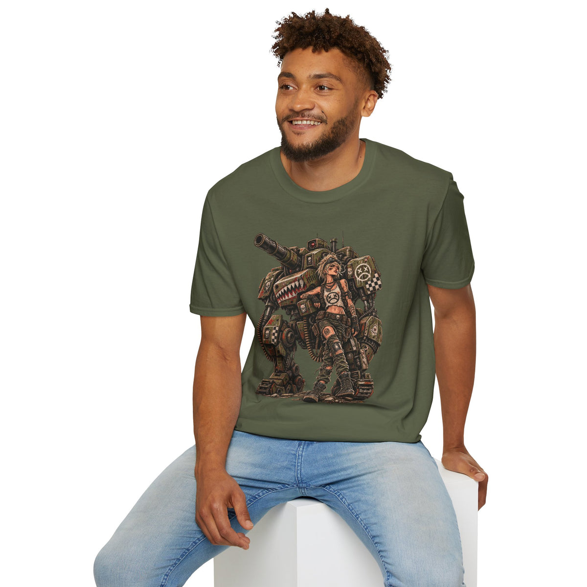 Unisex Mech Girl Graphic T-Shirt
